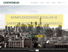 Tablet Screenshot of chemobud.com.pl